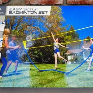 Badminton Game Set Eastpoint Sports Easy Setup Regulation Size Outdoor Play New.